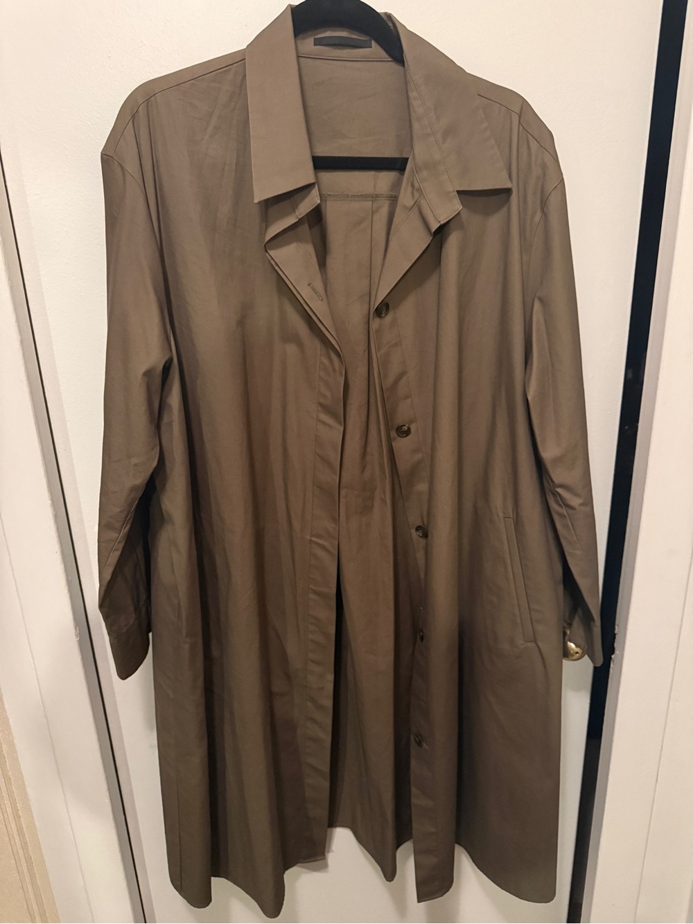 Uniqlo Olive/Taupe Trench Coat